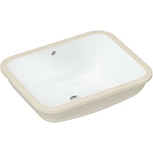 hansgrohe Xuniva undercounter washbasin 61052450 450x350mm, without tap hole, with overflow, SmartClean, white