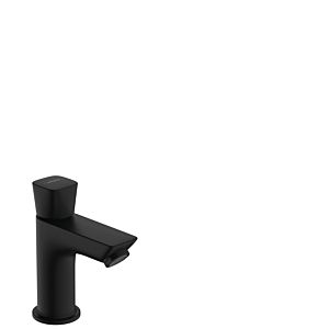 hansgrohe Logis pillar valve 71120670 matt black, for cold water or premixed water, without drain fitting