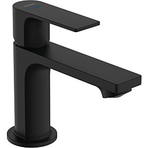 hansgrohe Rebris E pillar tap 72506670 without pop-up waste, with lever handle, matt black