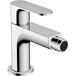 hansgrohe Rebris S bidet fitting 72210000 with pop-up waste set, projection 120mm, chrome