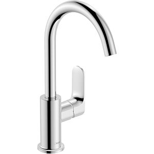 hansgrohe Rebris S 210 basin mixer 72536000 EcoSmart, with pop-up waste set and swivel spout, chrome