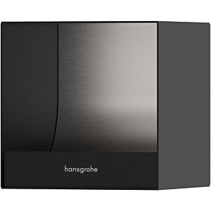 hansgrohe XtraStoris Original built-in toilet paper holder 56065670 150x150x140mm, matt black