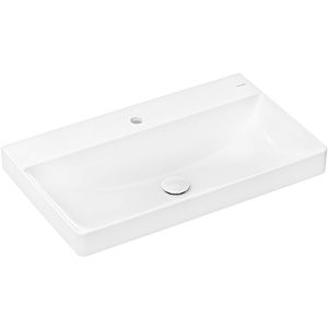 hansgrohe Xelu Q lavabo 61020450 800x480mm, avec trou pour robinetterie, sans trop-plein, SmartClean, blanc