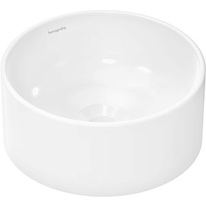 hansgrohe Xuniva vasque à poser 61070450 300x300mm, sans trou pour robinetterie/trop-plein, blanc