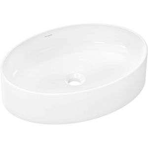 hansgrohe Xuniva countertop washbasin 61072450 550x400mm, without tap hole/overflow, SmartClean, white