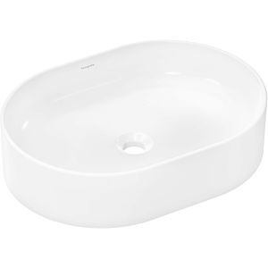hansgrohe Xuniva countertop washbasin 60166450 550x400mm, without tap hole/overflow, white