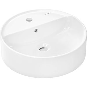 hansgrohe Xuniva countertop washbasin 60169450 450x450mm, with tap hole/overflow, white