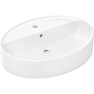 hansgrohe Xuniva countertop washbasin 60170450 600x450mm, with tap hole/overflow, white