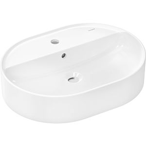 hansgrohe Xuniva countertop washbasin 61080450 600x450mm, with tap hole/overflow, SmartClean, white