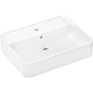 hansgrohe Xuniva countertop washbasin 61082450 600x450mm, with tap hole/overflow, SmartClean, white