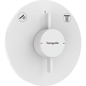 hansgrohe DuoTurn S mixer 75418700 flush-mounted, for 2 consumers, matt white