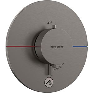 hansgrohe ShowerSelect Comfort S thermostat 15562340 UP, pour 1 consommateur et une sortie supplémentaire, chrome noir brossé