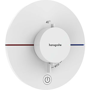 hansgrohe ShowerSelect Comfort S thermostat 15562700 UP, pour 1 consommateur et une prise supplémentaire, blanc mat