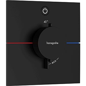 hansgrohe ShowerSelect Comfort E Thermostat 15571670 UP, für 1 Verbraucher, mattschwarz