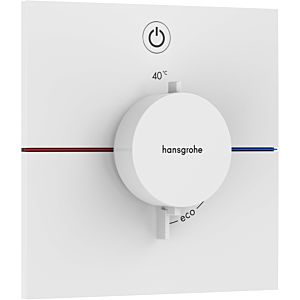 hansgrohe ShowerSelect Comfort E thermostat 15571700 UP, pour 1 consommateur, blanc mat