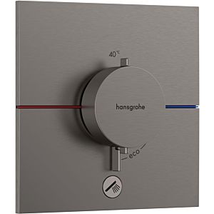 hansgrohe ShowerSelect Comfort E Thermostat 15575340 UP, für 1 Verbraucher und einen zusätzlichen Abgang, brushed black chrome