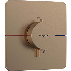 hansgrohe ShowerSelect Comfort Q thermostat 15588140 UP, for 1 consumer, brushed bronze