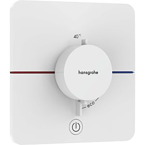hansgrohe ShowerSelect Comfort Q thermostat 15589700 UP, pour 1 consommateur et une prise supplémentaire, blanc mat