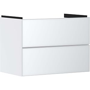 hansgrohe Xevolos E vanity unit 54178320 780x555x475mm, 2 drawers, matt white, white metallic