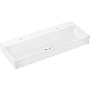 hansgrohe Xevolos E washbasin 61104450 1200x480mm, 2 tap holes, without overflow, SmartClean, white