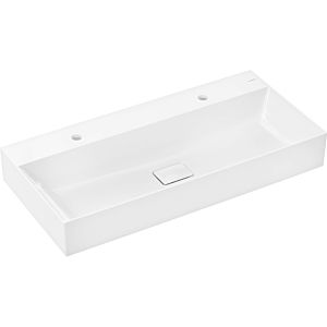 hansgrohe Xevolos E washbasin 61110450 1000x480mm, 2 tap holes, without overflow, SmartClean, white