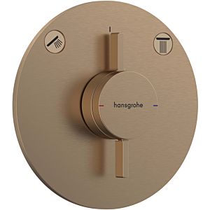 hansgrohe DuoTurn S mixer 75418140 concealed, for 2 consumers, brushed bronze