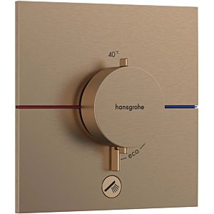 hansgrohe ShowerSelect Comfort E thermostat 15575140 UP, for 1 consumer and an additional outlet, brushed bronze