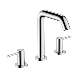 hansgrohe 3-hole WTA 150 73330000 with push-open drain fitting chrome