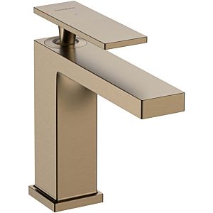 hansgrohe Tecturis single lever basin mixer 73012140 projection 144mm, without waste set, brushed bronze