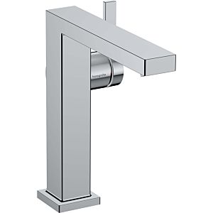 hansgrohe Tecturis single-lever basin mixer 73040000 projection 157mm, with push-open waste set, chrome
