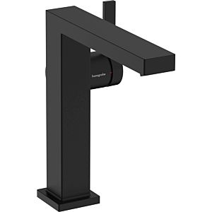 hansgrohe Tecturis single-lever basin mixer 73040670 projection 157mm, with push-open waste set, matt black