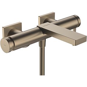 hansgrohe Tecturis single lever bath mixer 73420140 projection 213mm, AP, brushed bronze