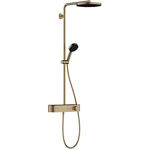 hansgrohe Pulsify shower set 24220140 with thermostat, brushed bronze