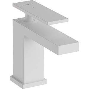 hansgrohe Tecturis single lever basin mixer 73001700 projection 122mm, without waste set, matt white