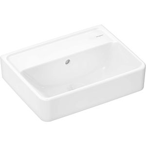 hansgrohe Xanuia Q lave-mains 60229450 450x340mm, sans trou pour robinetterie avec trop-plein, blanc