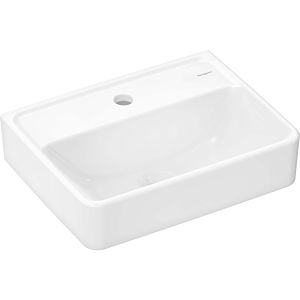 hansgrohe Xanuia Q hand wash basin 60230450 450x340mm, with tap hole without overflow, white