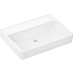 hansgrohe Xanuia Q lavabo 61154450 650x480mm, sans trou pour robinetterie, avec trop-plein, SmartClean, blanc