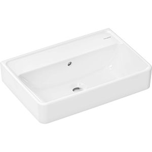 hansgrohe Xanuia Q lavabo 60210450 550x370mm, sans trou pour robinetterie, avec trop-plein, blanc