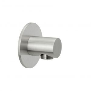 Herzbach Living Spa iX wall connection elbow 17.995100. 2000 .09 round, Stainless Steel