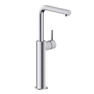 Herzbach Siro XL-Size basin mixer 30.120333.3.01 handle on the side, without drain fitting, chrome
