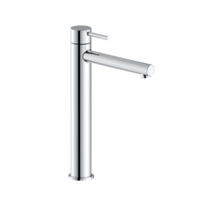 Herzbach Siro XL-Size basin mixer 30.120420.3.01 with raised shaft, without drain fitting, chrome