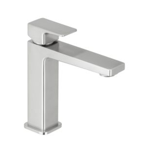 Herzbach Ceo single-lever basin mixer 36.220320.1.14 M-Size, without waste set, stainless steel finish