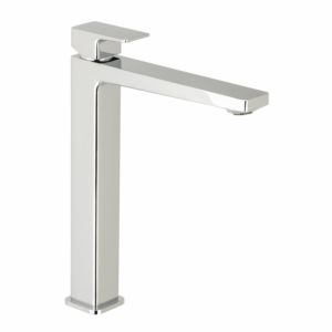 Herzbach Ceo single-lever basin mixer 36.220320.2.01 XL size, with raised shaft, without waste set, chrome
