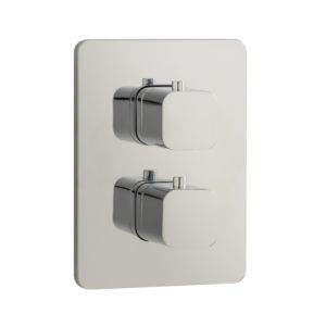 Herzbach Ceo final assembly set 36.503050.4.01 concealed thermostat soft, for 2 consumers, chrome