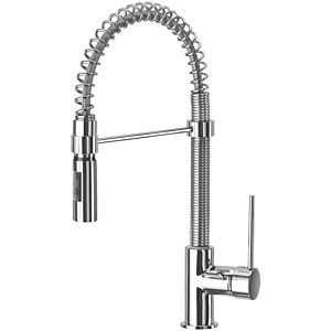 Herzbach Design new single-lever sink mixer 10.136080. 2000 chrome, swiveling spiral spring spout