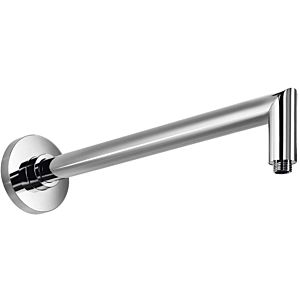Herzbach Living Spa wall arm 11.674200.1.01 420 mm with flange attachment, for round rain shower, chrome