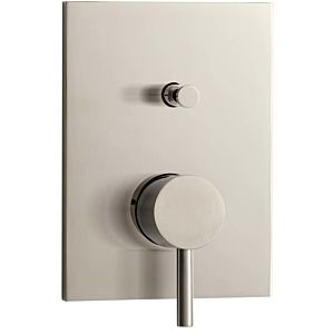 Herzbach Design iX final assembly set 17.130305.2.09 for concealed bath fitting, brushed stainless steel
