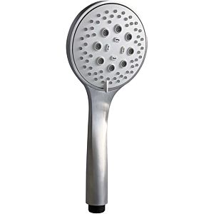 Herzbach Living Spa iX hand shower 17.675400. 2000 .09 with clean effect, shower head 100mm, Stainless Steel brushed