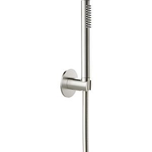 Herzbach Design iX tub set 17.914000.1.09 1250 mm, rosette d= 70mm, with hand shower, brushed stainless steel