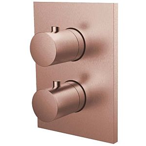 Herzbach Design iX PVD Thermostat 21.503050.2.39 Copper Steel, UP, für 2 Verbraucher